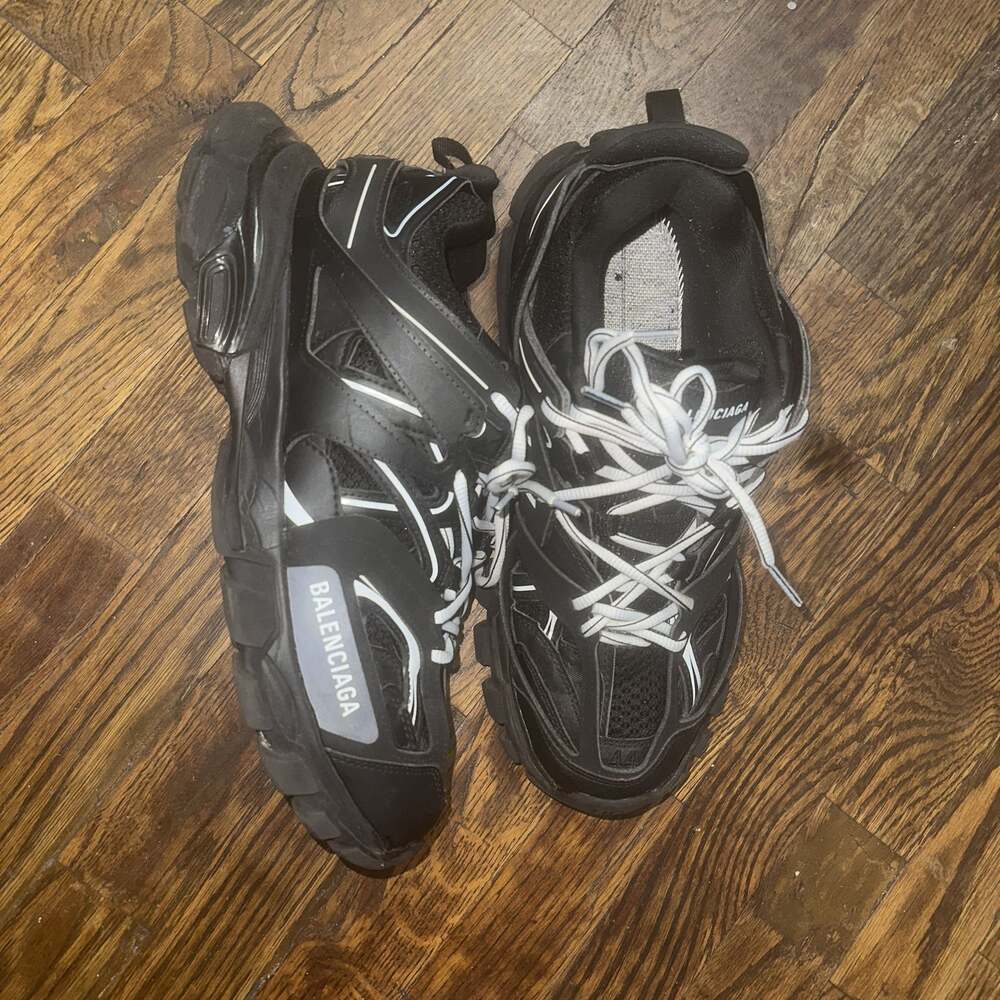 Balenciaga Track Black and White Sneakers